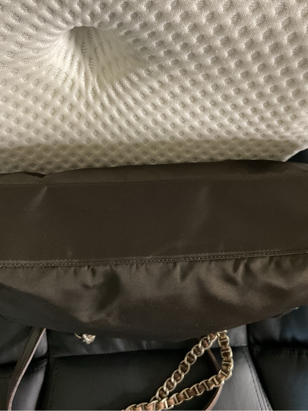 Prada Black Tote with Gold Chain Straps - Picture 11 of 16
